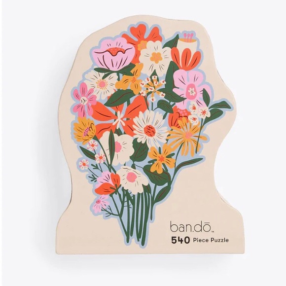 NWT ban.do Flower Shaped Puzzle
